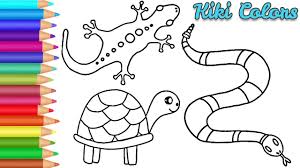 Check spelling or type a new query. Drawing Reptiles Easy Teach Drawing For Kids And Toddlers Coloring Page Video Youtube