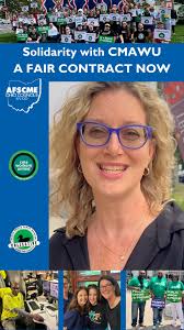 Becky Guzman is a member of the Franklin County Public Defenders  Collective. She is standing in solidarity with CMAWU in their fight for a  FAIR CONTRACT NOW! , #FAIRCONTRACTCMAWU #AFSCME