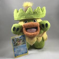 It evolves from lombre using a water stone. I Crocheted Ludicolo Pokemon