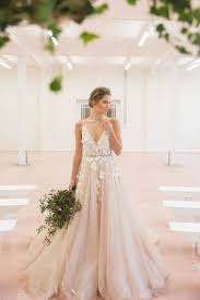 Blush Wedding Dress Styles We Love Wedding Dresses Blush Pink Wedding Dresses Applique Wedding Dress