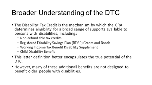 The Disability Tax Credit Dtc A Practical Guide For People With Disabilities And Their Families By Disability Alliance Bc Ppt Download