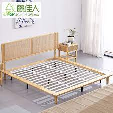 Each bed is custom made and finished to order. Modern Nordic Hotel Villa Bedroom Furniture Set Vintage French Marte Rattan Cane Wicker Wood Headboard King Queen Platform Beds Buy Beds Wood Beds Cane Wood Bed Product On Alibaba Com