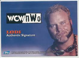 Lodi AUTOGRAPHED WCW NWO Topps Authentic Signature Card SUPER RARE