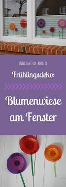 Diy Idee Fruhlingshafte Fensterdeko Und Ulalu Kindermode Lavendelblog Basteln Fruhling Fensterdeko Fensterdeko Basteln Fensterdeko