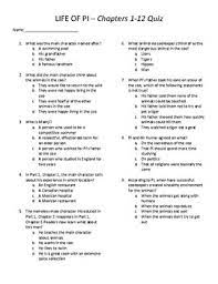What 18th century english mathematician first employed the greek letter pi to symbolize the value of #1 above? Life Of Pi Quizzes Chapters 1 100 With Answer Key By Subject Matter Expert