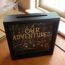 Birthday Shadow Box Ideas For Boyfriend Our Adventures Ticket Stub Shadow Box 8x8 Girlfriend Gift Etsy Girlfriend Gifts Shadow Box Coupon Books For Boyfriend