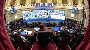 Senado vota nesta quarta o novo marco regulatório para o setor de gás. El Senado Se Dispone A Debatir De Manera Virtual Por Primera Vez En Su Historia Telam Agencia Nacional De Noticias
