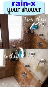 How To Keep Your Shower Clean With Rain X Uncommon Designs Clean Shower Doors Cleaning Hacks Shower Cleaner
