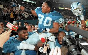 Barry was the thanksgiving day master indeed. When Barry Sanders Ran For 2 000 Yards Vintage Detroit Collection