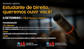 We did not find results for: Reuniao Aberta Estudante De Direito Queremos Ouvir Voce
