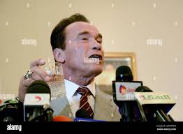 California governor arnold schwarzenegger minister hi-res stock photography  and images