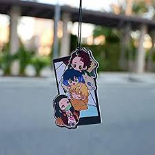Anime air freshener / professional metal emblems, pin badges, metal key chains, medals. Buy Purr Car Air Freshener Demon Slayer Hanging Cute Anime Car Air Freshener Pack Of Two Funny Long Lasting Mystery Scent Anime Car Accessories Anime Decals For