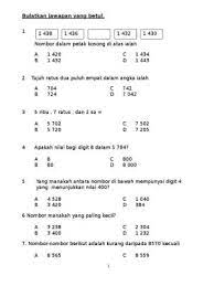 Himpunan Latihan Matematik Tahun 4 Yang Meletup Khas Untuk Murid Muat Turun Skoloh