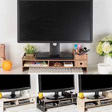 Maybe you would like to learn more about one of these? Multi Function Wood Desktop Monitor Stand Computer Screen Riser Shelf Plinth Strong Laptop Stand Desk Holder For Notebook Tv Lapdesks Aliexpress