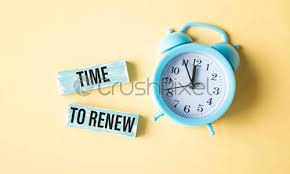 ⌚timer the clock has a countdown timer, both on app and as a widget on home screen. Time To Renew Text In A Gold Frame On A Stock Photo Crushpixel