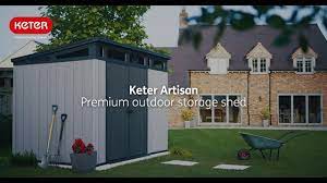 Keter ket17208503 (building area ) shed, eave side 2235 mm, gable side 2290 mm. How To Build Keter Artisan 9x7 Shed Step By Step Assembly Video Youtube