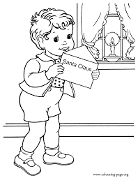 Some tips for printing these coloring pages: Letter To Santa Coloring Page Free Novocom Top