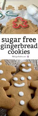 Recipes for diabetic holiday foods & treats Sugar Free Gingerbread Cookies Sugarfree Gingerbread Cookies Recipe Holiday Baking Sugar Free Baking Sugar Free Deserts Sugar Free Cookies Diabetic