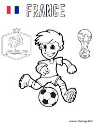 Coloriage diego maradona footballeur international argentin. Coloriage France Football Coupe Du Monde 2018 Dessin Foot A Imprimer