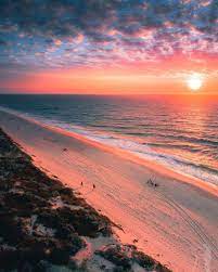 Sunsets Over The Beach Can It Get Any Better Beach Sunset Wallpaper Sorrento Beach Sunset Pictures
