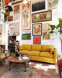 We mostly accommodate ourselves in the living space of our house. Adorable 50 Stunning Living Room Wall Art Ideas And Decorations Source Https Artmyideas Com 201 Buy Home Furniture Retro Home Decor Small Living Room Decor