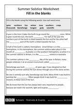 Summer Solstice Worksheet 3rd 6th Grade Worksheet Summer Solstice 6th Grade Worksheets Solstice