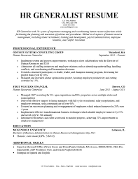 To achieve success in your own job search, you must write a resume that shows your credentials and experience in the best light. Hr Generalist Resume Sample How To Write Resume Genius