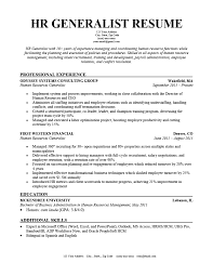 Stand out from competitors with an outstanding human resources resume example and guide that's just minutes away. Hr Generalist Resume Sample How To Write Resume Genius