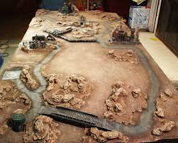 Jogo De Tabuleiro Militar Com Bonecos Wargaming Table Warhammer Terrain Game Terrain
