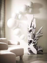 Phillips Collection Ball On The Wall Wall Sculpture Art Modern Wall Sculptures Silver Wall Decor