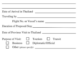 In case your us tourist visa expired, you may be interested in getting a new one. Thai Visa Form Fill Thailand Visa Application Form Thaiest