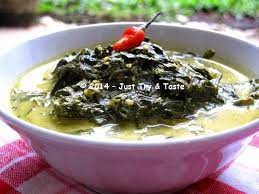 Gulai Daun Singkong Menu Kegemaran Abang Resep Lauk Sayuran Makanan Dan Minuman