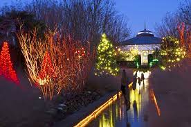 The Canal Garden Is Lit Up During Holidays At The Garden 2014 At Daniel Stowe Botanical Garden Photo By Craig M Holiday Images Public Garden Botanical Gardens