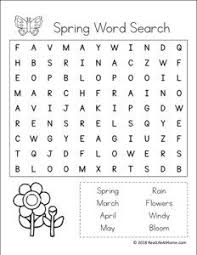 All our word search puzzles are easily printable. Free Printable Spring Word Search Printable Puzzle For Kids Spring Words Printable Puzzles For Kids Word Puzzles For Kids