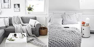 Les caractéristiques du plaid tricot grosse maille. Tendance Tricot Les Plaids Xxl Marie Claire
