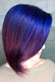 I agree with the ladies above, it might not give you the color you're looking for, dear. 44 Trendy Styles For Blue Ombre Hair Lovehairstyles Com