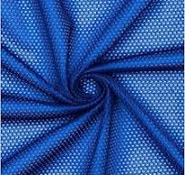 Pico Textiles 1 Yard - Royal Blue Polyester Micro Mesh Jersey Fabric - Sold by The Yard - 60" Wide - Small Holes - Durable Athletic Mesh Fabric for ...