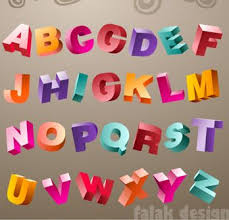 طريقة رسم الحروف الانجليزية مجسمة ثلاثية Font Design Alphabet Cool Lettering Graffiti Alphabet