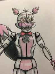 Sister Location Fnaf Funtime Foxy Drawing By Mel S Drawings Sister Location Funtime Foxy