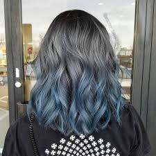 gray to pastel blue ombre newhairtrends hair styles blue ombre hair hair color blue