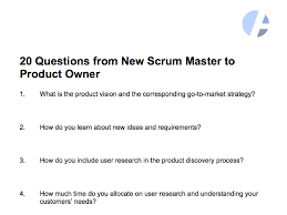 20 Questions From New Scrum Master To Product Owner Stefan Wolpers Linkedin Scrum Master This Or That Questions Scrum