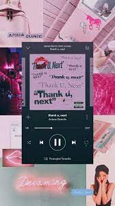 Arianagrande Thankunext Mysic Aesthetic Pink Jennie Spotify