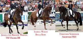 La cavalière de dressage allemande a remporté de nombreux titres au niveau national, européen et international. German Olympic Team Isabell Werth Bella Rose Dorothee Schneider Showtime Jessica Von Bredow Werndl Dalera Helen Langehanenberg Annabelle Reserve Dressage News