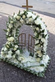 Gates Of Heaven Flowers Google Search Funeral Flower Arrangements Funeral Flowers Diy Funeral Flowers
