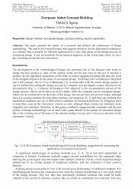 Concept paper concept papers identify a particular idea, rational or theory and explicates it through unbiased research methods. Computer Aided Concept Building Scientific Net