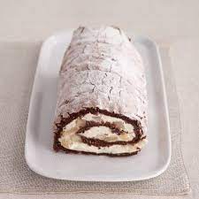 Chocolate And Pear Meringue Roulade Recipe Christmas Food Desserts Chocolate Roulade Delicious Christmas Dessert Recipes