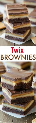Twix Brownies Dessert Chocolate Caramel Gateaux Et Desserts Recette Dessert Cuisine Et Boissons