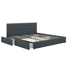 The dark grey upholstery adds softness and provides a classic framework for your mattress. Houchins Upholstered Storage Platform Bed Wayfair