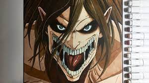 Titans are helpless to what they are and live in some sort of an endless nightmare where they can't get out from. Speed Drawing Attack On Titan Eren Jaeger Titan Form Fan Art Youtube