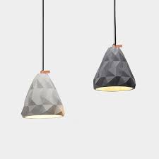 Triangular Geometric Concrete Pendant Light By Living Lighting Melbourne Concrete Pendant Light Concrete Pendant Pendant Light
